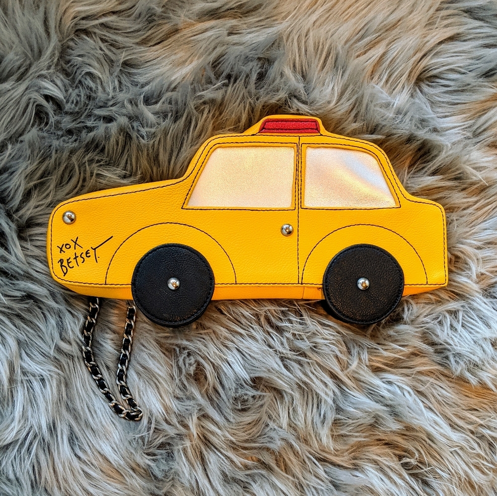 Betsey Johnson Taxi Clutch